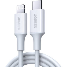 Ugreen MFi cable USB Type C cable - Lightning 3A 0.5 m white (US171)