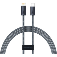 Baseus cable for iPhone USB Type C - Lightning 1m, Power Delivery 20W gray (CALD000016)