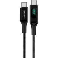 Acefast cable USB Type C - USB Type C 2m, 100W (20V | 5A) black (C6-03 Black)