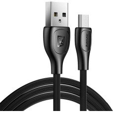 Remax Lesu Pro USB - micro USB data charging cable 480 Mbps 2,1 A 1 m black (RC-160m black)