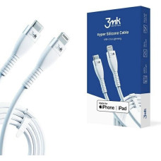 3Mk Protection 3MK HyperSilicone MFI USB-C | Lightning cable white 1m 20W 3A