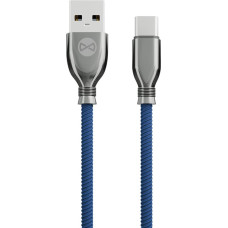 Forever Tornado cable USB - USB-C 1,0 m 3A navy blue