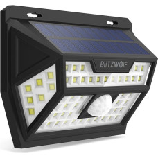 Ārējā Blitzwolf LED saules lampa BW-OLT1 ar kustības sensoru 2200mAh