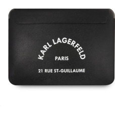 Karl Lagerfeld Leather  RSG Logo Sleeve Case for MacBook Air|Pro