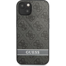 Guess PU 4G Stripe Case for iPhone 13 Grey