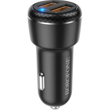 Borofone Car charger BZ17 Core - 2xUSB - QC 3.0 18W black