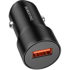 Borofone Car charger BZ19A Wisdom - USB - QC 3.0 18W black