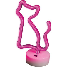 Forever Light Neon LED on a stand CAT pink FSNE02 Forever Light