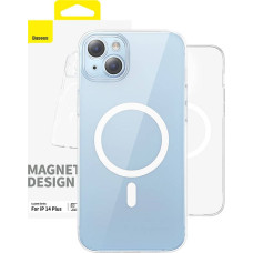 Magnetic Phone Case for iP 14 Plus Baseus OS-Lucent Series (Clear)