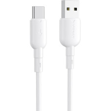 USB to USB-C cable Vipfan Colorful X11, 3A, 1m (white)