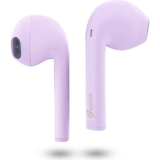 Guess True Wireless Script Logo BT5.3 6H Stereo Earphones Purple