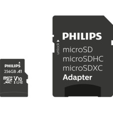 PHILIPS MicroSDHC 256GB class 10|UHS 1 + Adapter