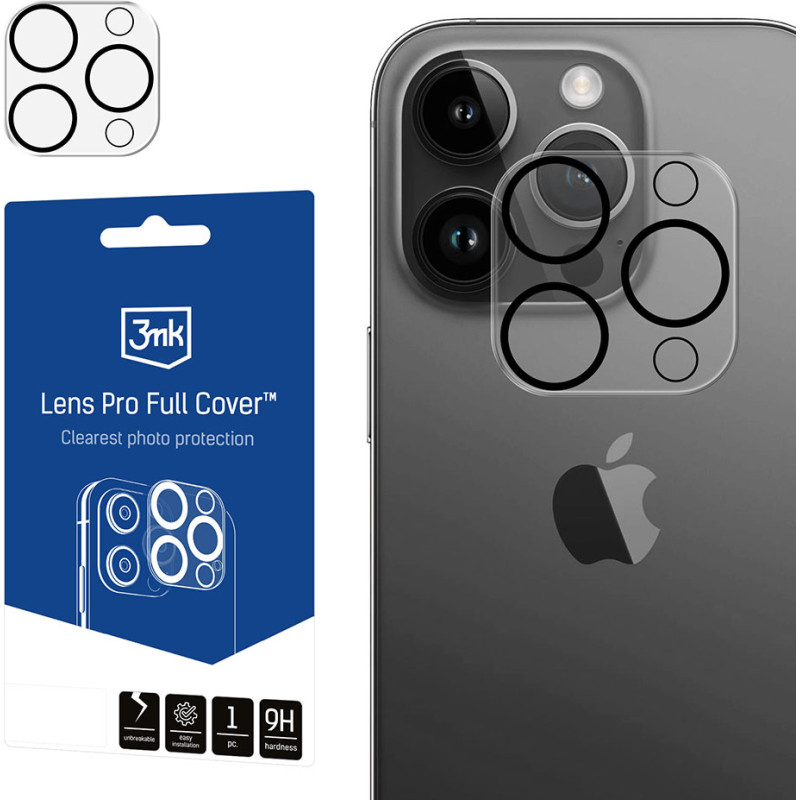 3Mk Protection Apple iPhone 15 Pro|15 Pro Max - 3mk Lens Pro Full Cover