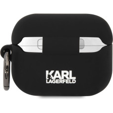 Karl Lagerfeld 3D Logo NFT Karl and Choupette Silicone Case for AirPods Pro Black