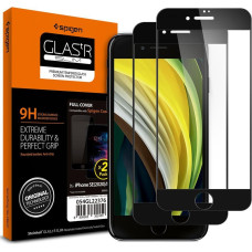 TEMPERED GLASS Spigen GLASS FC 2-PACK IPHONE 7 | 8 | SE 2020 | 2022 BLACK