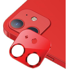 USAMS Camera Lens Glass iPhone 12 metal czerwony|red BH703JTT03 (US-BH703)