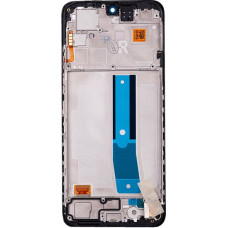 LCD Display + Touch Unit + Front Cover for Xiaomi Redmi Note 12S Black (Service Pack)