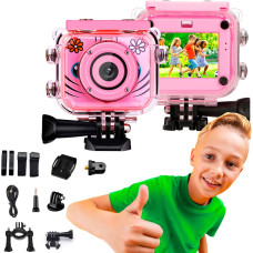 Extralink bērnu kamera H18 Pink | Kamera | 1080P 30 kadru sekundē, IP68, 2,0