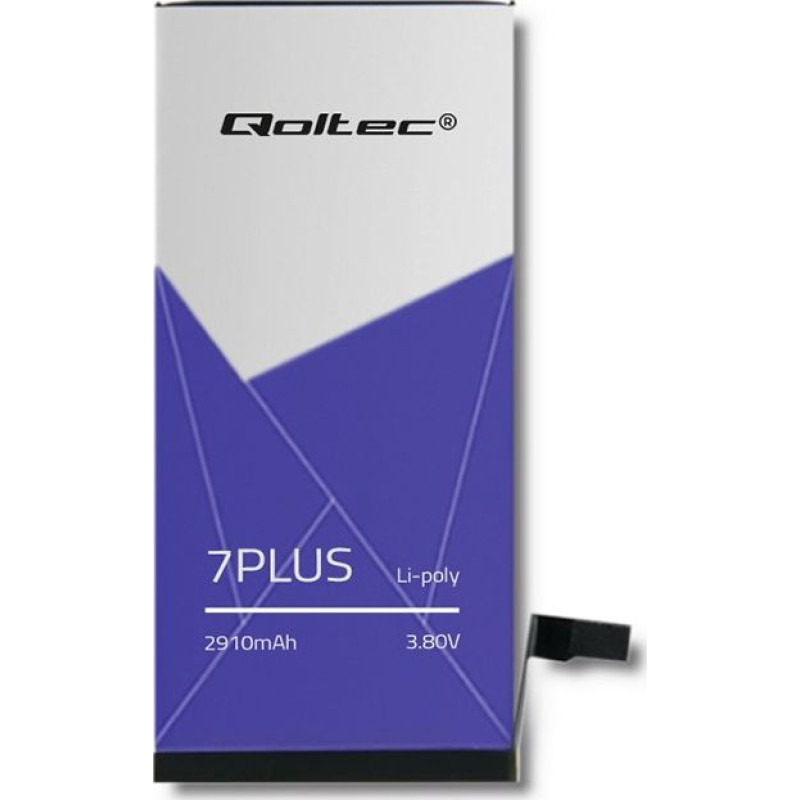 Qoltec Mobilā telefona analoga akumulators Apple iPhone 7 Plus Li-Ion 2910mAh (616-00250)