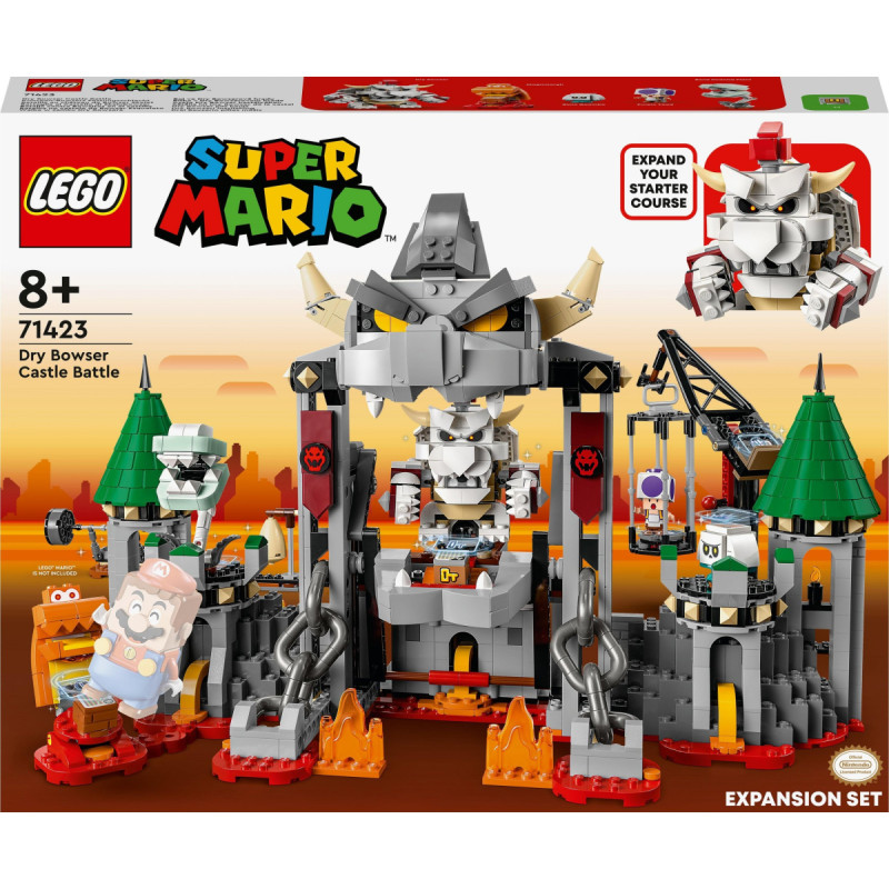 Lego Super Mario 71423 Dry Bowser Castle Battle