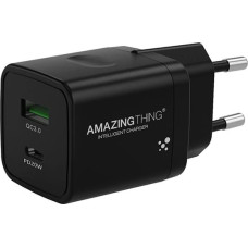 Amazing Thing Wall charger Speed Pro EUPD20WB - USB + Type C - QC 3.0 PD 20W 3A black