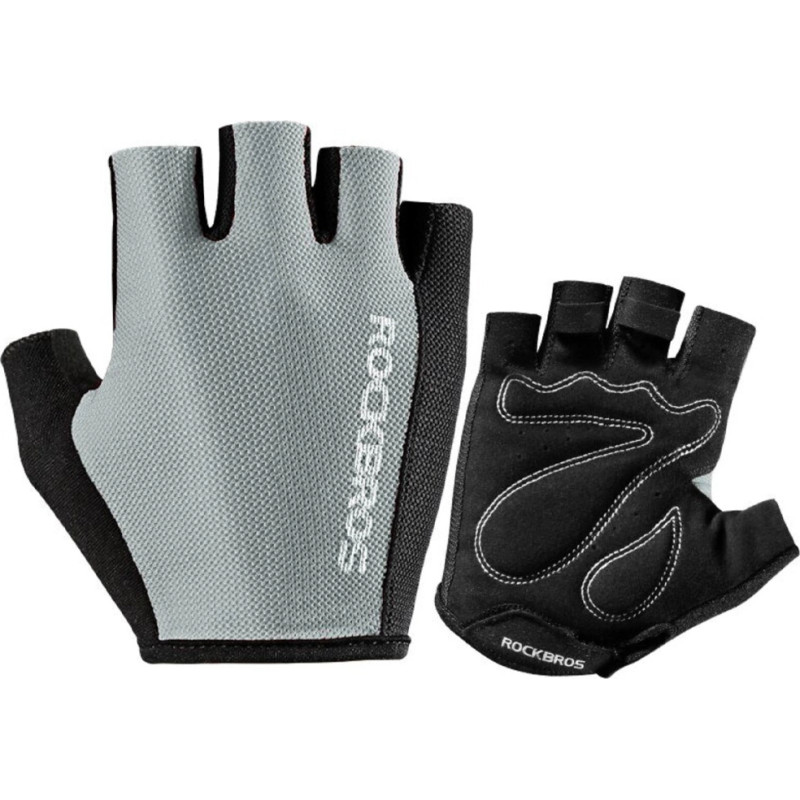 Rockbros S099GR cycling gloves, size L - gray