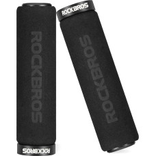 Rockbros BT1001BKBK sponge bicycle handlebar grips - black