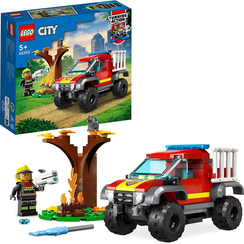 Lego City 4x4 Fire Truck Rescue (60393)