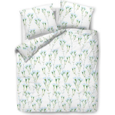 Kokvilnas gultasveļa 220x200 baltā piparmētru pļava 71463/1 Cottonlove 3