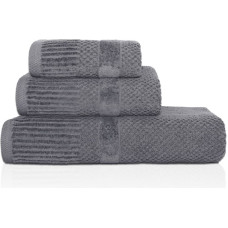 Dvielis Ivo 30x50 pelēks 95 500 g/m2 frotē