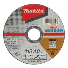 Makita-Akcesoria korunda disks metāla un nerūsējošā tērauda griešanai 115/22.23/1.0mm Makita [E-03034]