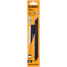 Dewalt-Akcesoria zobenzāģa asmens, 225mm garš, 2 gab. DEWALT [DT2450-QZ] šķiedru izolācijas materiāliem, putupolistirolam, kartonam, paklājam, ādai un gumijai