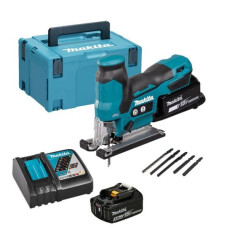 Makita-Maszyny bezvadu finierzāģis 18V Makita [DJV185RFJ] 2x3,0Ah, Li-Ion, LXT