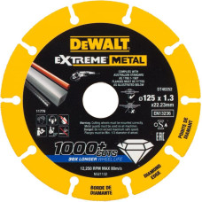 Dewalt-Akcesoria dimanta disks tērauda griešanai, 125/22.23/1.3mm, EXTREME® METAL sērija, DeWalt [DT40252-QZ]