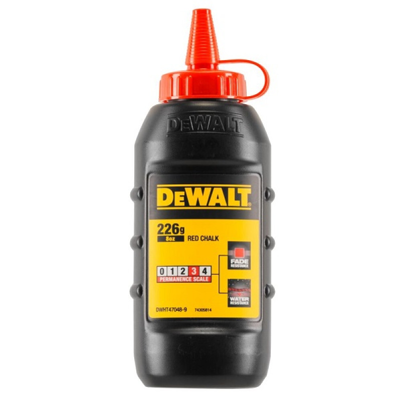 Dewalt-Akcesoria sarkans marķēšanas krīts 226g DeWalt [DWHT47048-9]