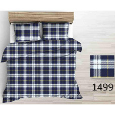 Mizas pakaiši 200x220 Norvēģijas tumši zils čeks 1499