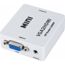 Adapter AV D-Sub (VGA) - HDMI + Jack 3.5mm biały (ZLA0795)