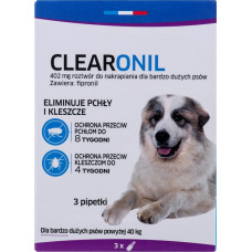 Francodex Clearonil Large breed -  anti-parasite drops for dogs - 3 x 402 mg