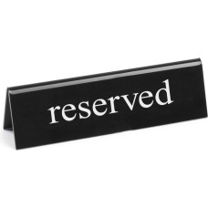 Hendi Divpusēja informācijas plāksnīte REZERVĒTA REZERVĒTA plastmasas plexiglass EN - 663462