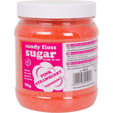 Gsg24 Krāsains cukurs kokvilnas konfektes rozā zemeņu garšai 1kg