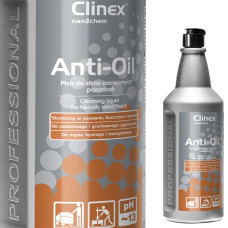 Clinex Anti-Oil 1L grīdu tīrīšanas līdzeklis stipri eļļotām grīdām