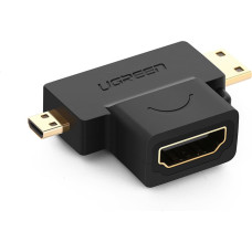 Ugreen Adaptera adapteris no HDMI savienotāja A tipa mini HDMI - mikro HDMI