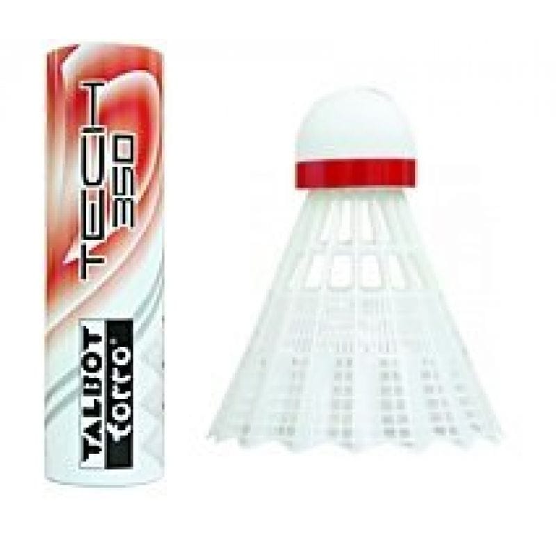 Talbot Torro Badminton shuttlecocks TALBOT Torro Tech 350 Medium 6pcs white