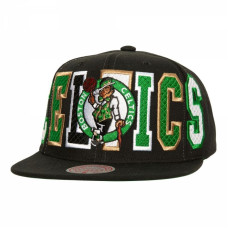 Mitchell & Ness Varsity Bust Snapback Boston Celtics Cap HHSS6461-BCEYYPPPBLCK