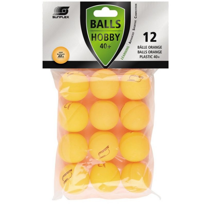 Sunflex Table tennis ball Hobby 12 pcs. S20807