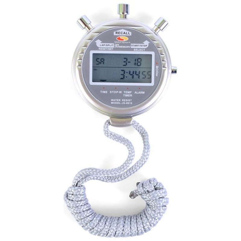 SMJ Stopwatch SMJ silver gray 30 times JS-6618