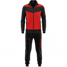 Givova Tracksuit Luxury Visa M TR018L 1210 black/red