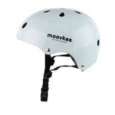 Moovkee. Velosipēda ķivere - YF-1 - MOOVKEE - GLOSSY - WHITE - 48-55 izmērs