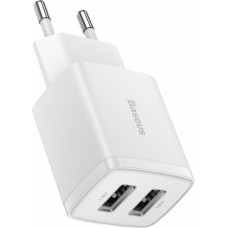 Baseus Kompaktais Lādētājs 2 x USB / 10,5w