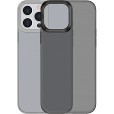 Baseus Caurspīdīgs gēla korpuss iPhone 13 Pro Simple Series Case melns